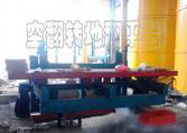 分布固定式切割機，空翻轉(zhuǎn)地翻過程